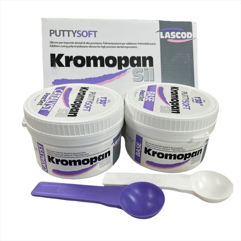 KromopanSil Putty Soft Regular VPS Impression Material 300ml Base and Catalyst